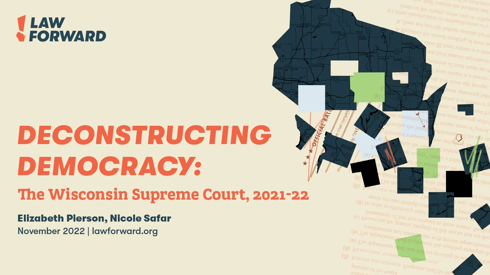 cover of report deconstructing democracy